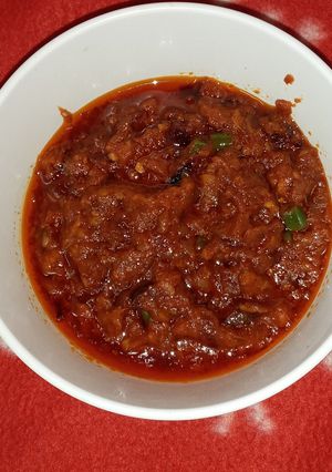 A picture of Pilipili ya kukaanga.