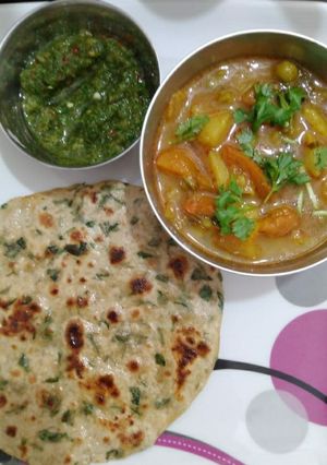 मेथी के पराठे (Methi ke parathe recipe in hindi) रेसिपी मुख्य फोटो
