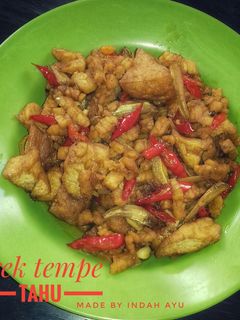 Foto resep Orek tempe tahu