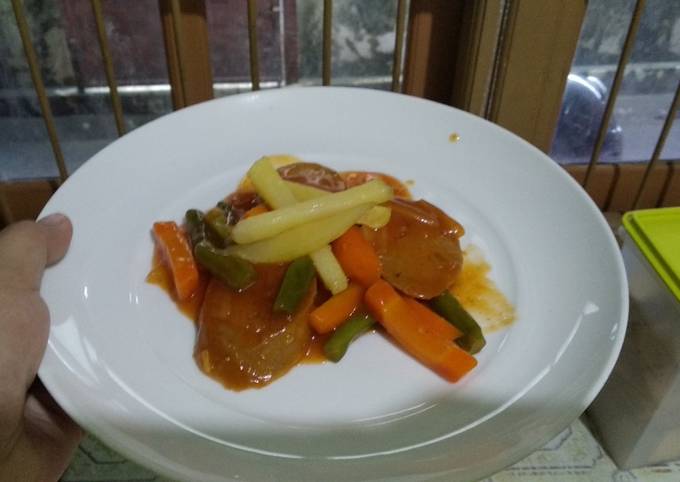 Galantin Saus Asam Manis Pedas