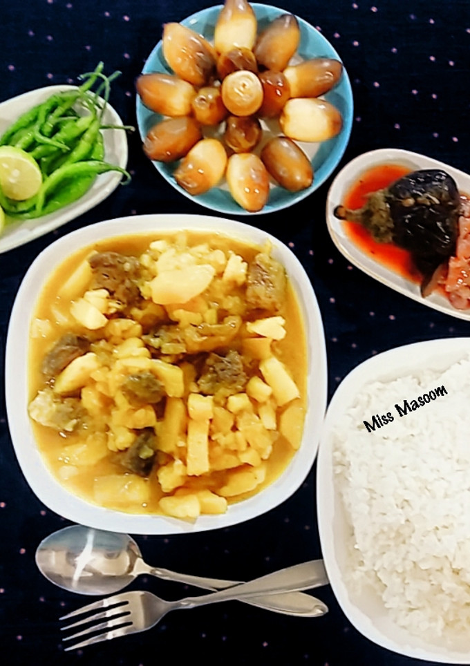 عکسی از دستور خوراک گوشت