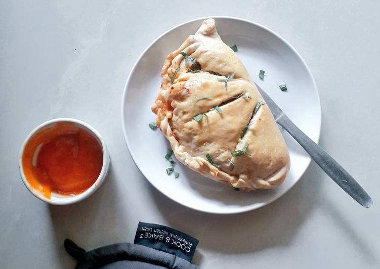 Resep Recook = Calzone 🍕 Jadi, Enak Banget