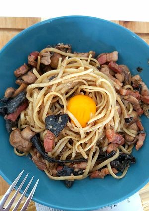 Une photo de Linguines forestières