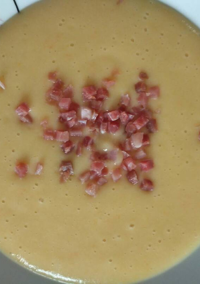 Una foto de Crema de calabacín