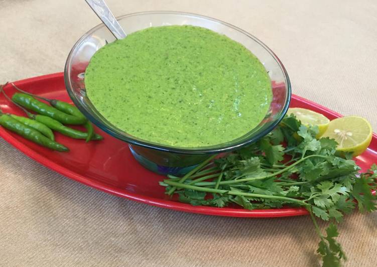 Recipe of Any-night-of-the-week Green chutney