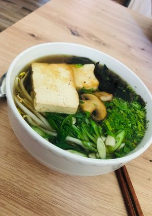 Vegetáriánus Pho recept fotója