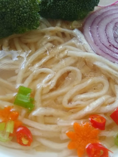 【10分鐘快速簡單】鱈魚香絲湯麵 的食譜成品照片