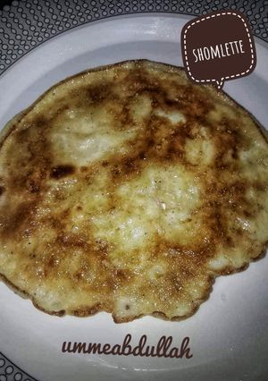 A picture of Shomlette (meetha anda).