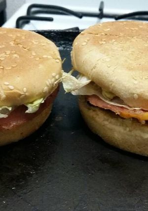 Una foto de Hamburgesas rapidas y sencillas