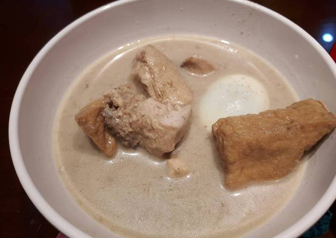 Opor ayam telor tahu praktis