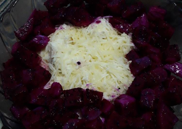 Salad buah with buah naga #Astaganaga