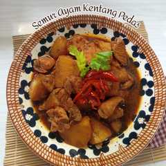 Semur Ayam Kentang Pedas-レシピのメイン写真