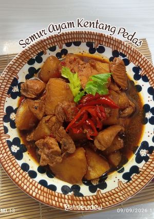 Foto resep Semur Ayam Kentang Pedas
