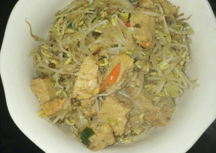 Oseng Tauge Oncom ala ku