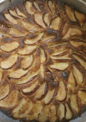 صورة لوصفة تورتة التفاح 😋😋