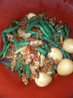 Foto resep Tumis kacang panjang tempe telur puyuh