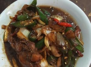 Foto resep Ayam kecap cabe ijo + bawang bombay