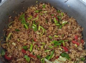 Una foto de Arroz de viejo y delicioso