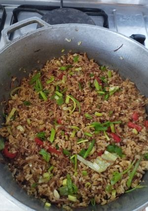 Una foto de Arroz de viejo y delicioso