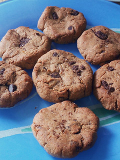 Una foto de Galletas de peanut butter al microondas