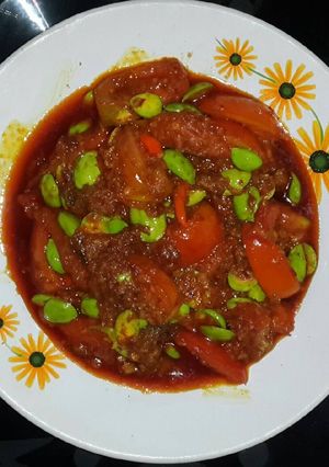 Foto resep Sambal petai ikan asin
