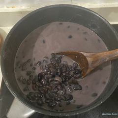 A picture of Black Bean in Coconut Milk.