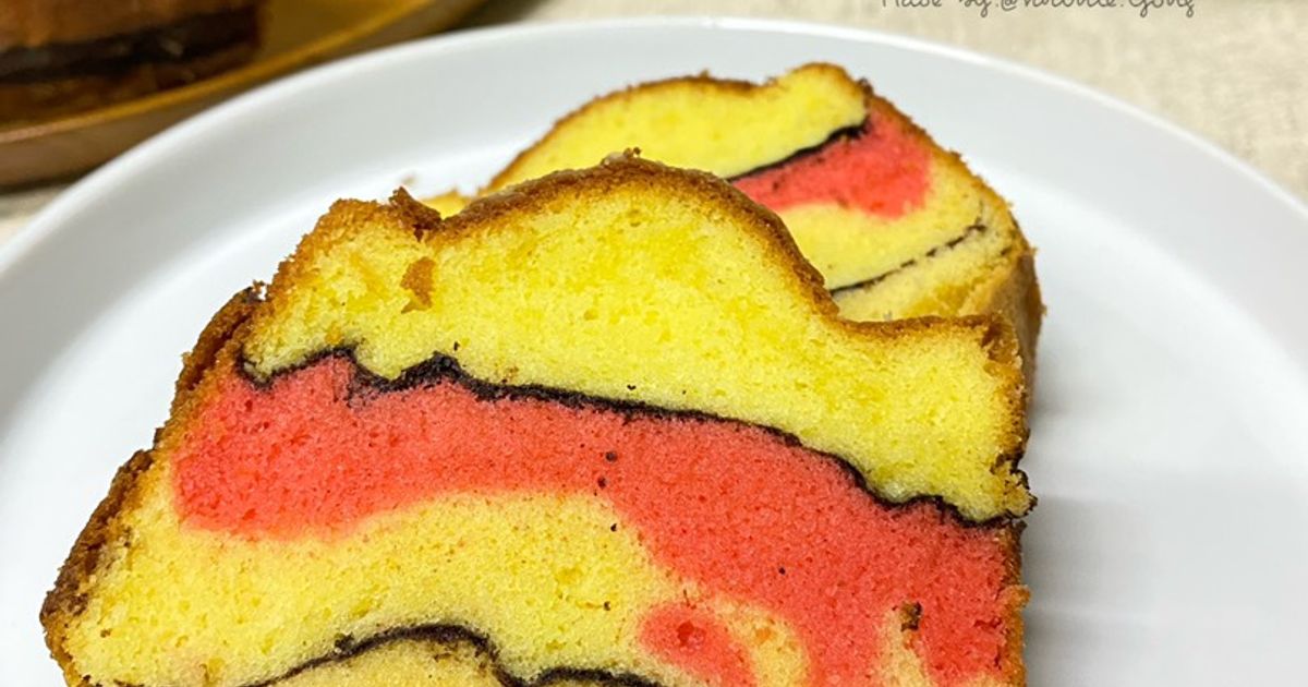 Resep Bolu Cake Merah Putih oleh Nhinie Tjong - Cookpad