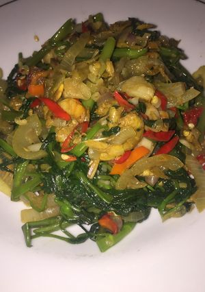 Foto resep Cah Kangkung Ebi