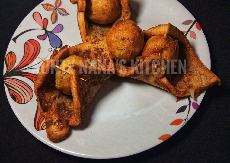 Recipe of Speedy French toast + yam ball | This is Recipe So Satisfying You Must Test Now !!