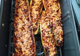 Courgettes farcies au Air fryer