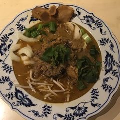 A picture of California Farm Ginger Soup with 2024 Nouveau Pinot Noir wine.