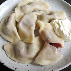 A picture of Cherry Varenyky.