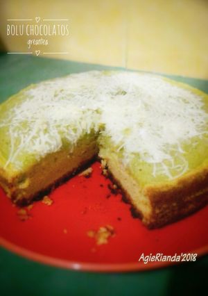 Foto resep Bolu Chocolatos Greentea simpel magicom #seninsemangat