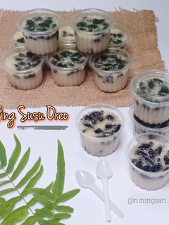 Foto resep Puding Susu Oreo