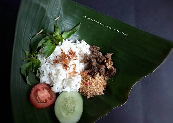 Sego Krawu Khas Gresik