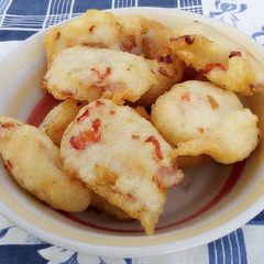 A picture of Water Yam Akara.