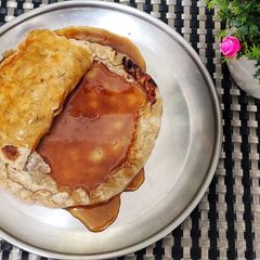 A picture of Jaggery Roti (Gurari/Guradi).