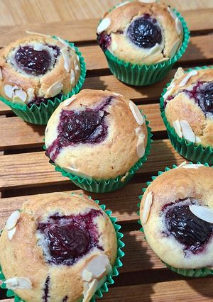 Foto di Muffins alla ciliegie