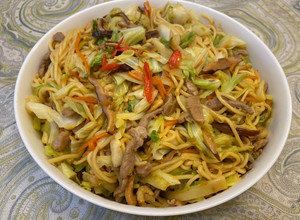古早味肉絲炒麵 的食譜成品照片
