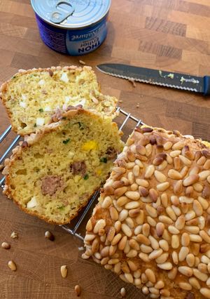 Une photo de ☆Cake au Thon, Ciboulette et Œufs durs☆