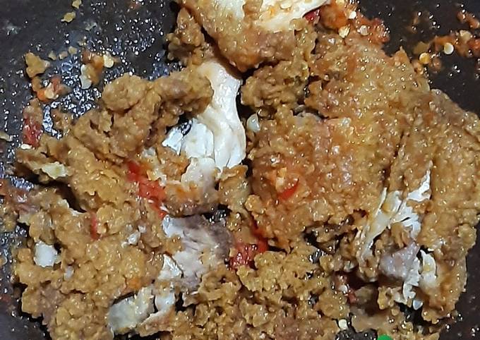 Ayam geprek home made