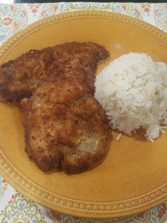 Una foto de Milanesa de res..