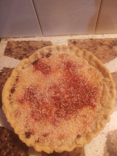 Una foto de Tarta de membrillo y Coco
