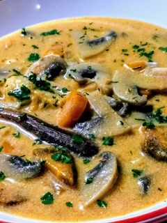 Zöldséges gombaleves recept fotója