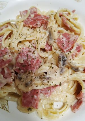 Foto resep Fettuccine carbonara