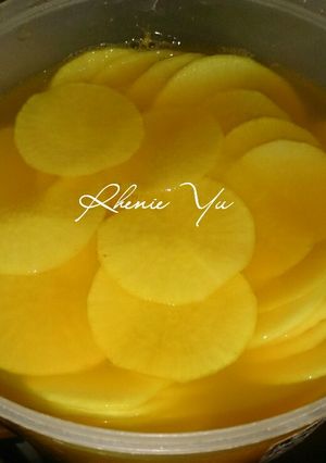 Foto resep Acar lobak kuning ala Korea / Danmuji
