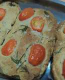 Focaccia de romero y tomate sin tacc