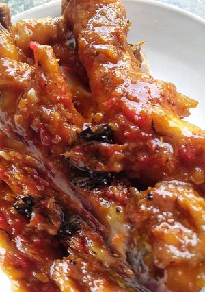 Foto resep Ceker balado pedas