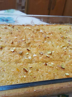 صورة لوصفة بسبوستي اللذيذة😋🍰