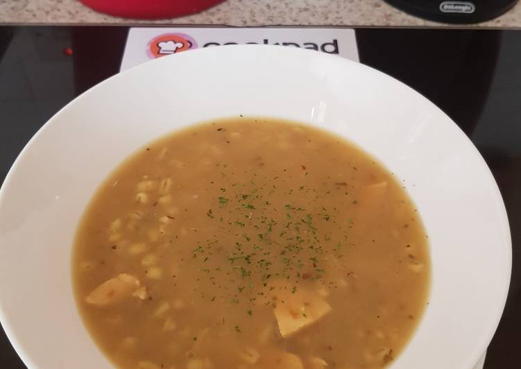 My Flavoured Chicken Barley Soup 🙄